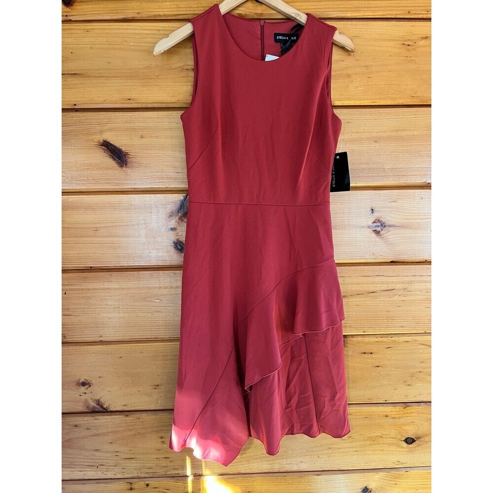 NWT Stella & Julie Ruffle Sleeveless Dress 4